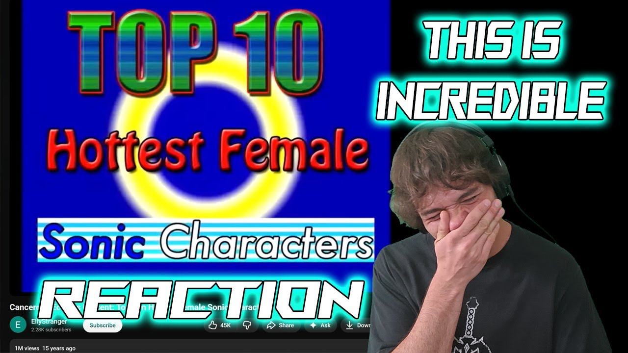 I've Never Seen This - Top 10 Hottest Female Sonic Characters Reaction