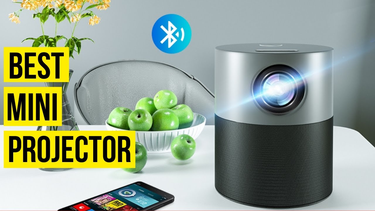Best Mini Projector | WZATCO E9A LED Mini Projector Full HD  Android 9.0 4k Video Smart Projector