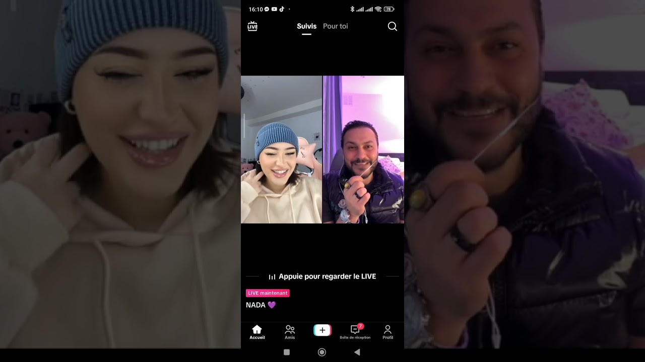 بث مباشر 🔴 ندى في تحدي مع وائل شرف على تيك توك Tik Tok
