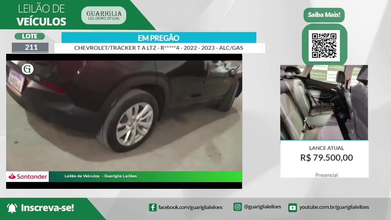LEILÃO DE VEÍCULOS EM CAÇAPAVA/SP - 08/05/25