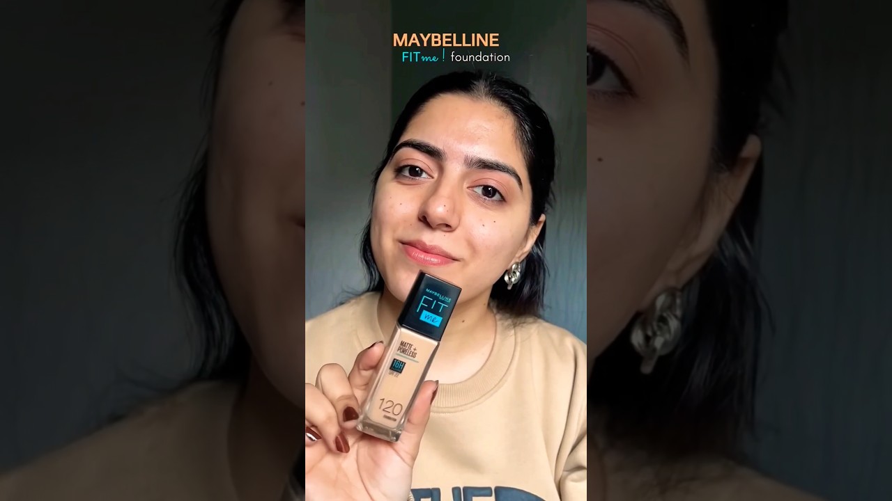 MAYBELLINE Fitme Foundation (120 classic lvory) #maybelline #makeup