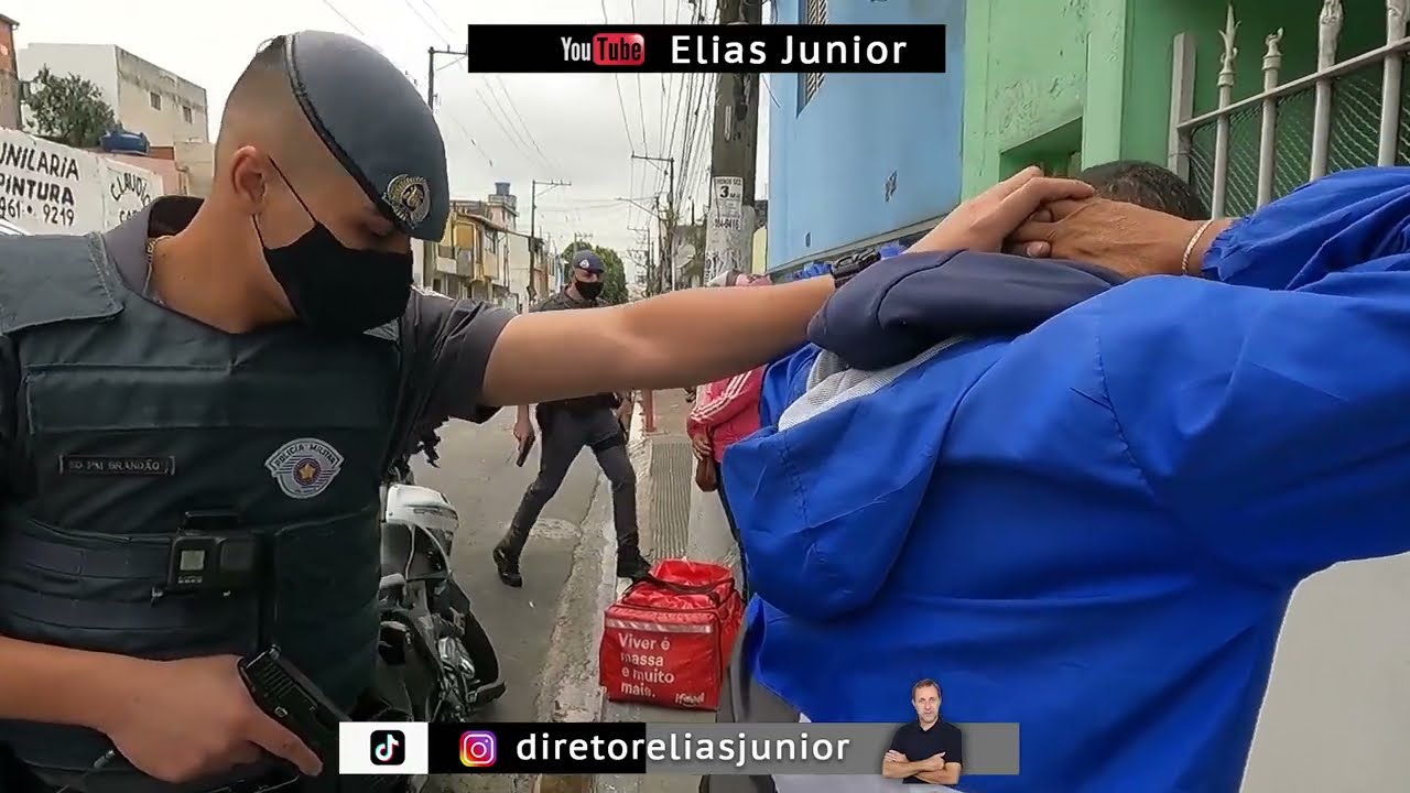 Força Tática do 22 BPM  aborda ladrão com vários crimes.