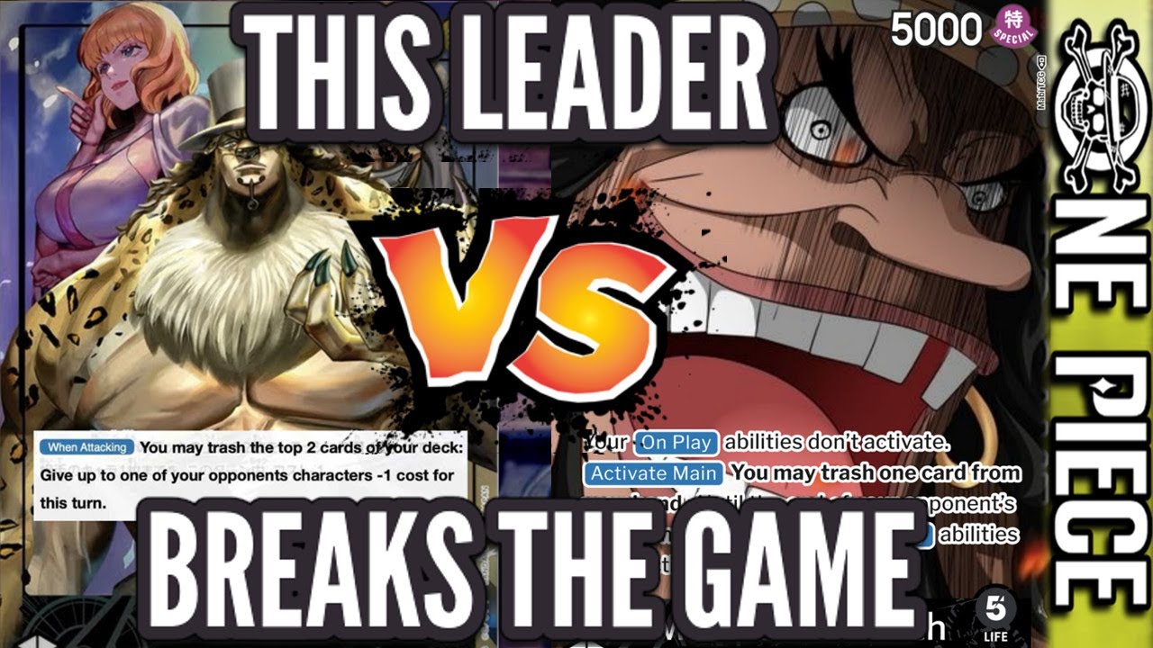 OP09 BLACKBEARD DESTROYS META DECKS? | Marshall D Teach Vs Rob Lucci | One Piece TCG
