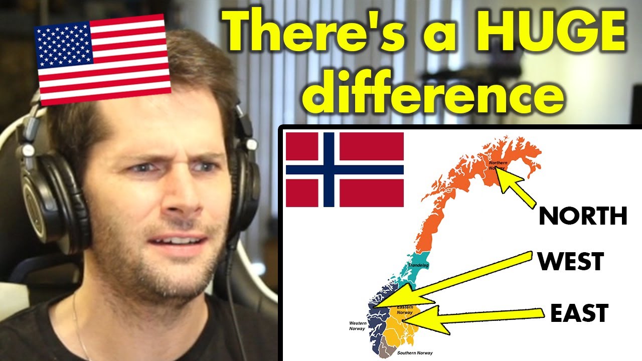 American Reacts to Norwegian Dialects (North vs. East vs. West)