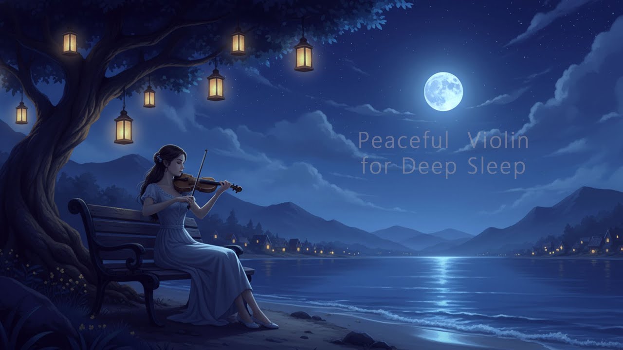 🎻 Soothing Violin Lullaby for Sleep Therapy | Calm Instrumental Music at Night