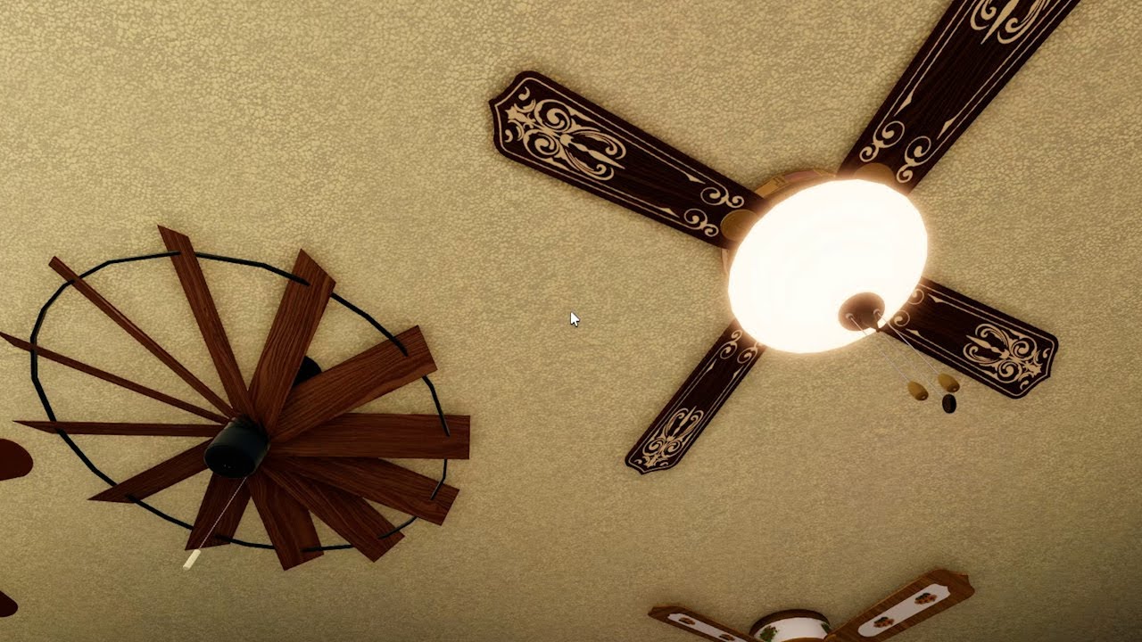 CUSTOM CEILING FANS WITH HOUSE | Lindos Ventiladores de Teto Personalizados no Roblox