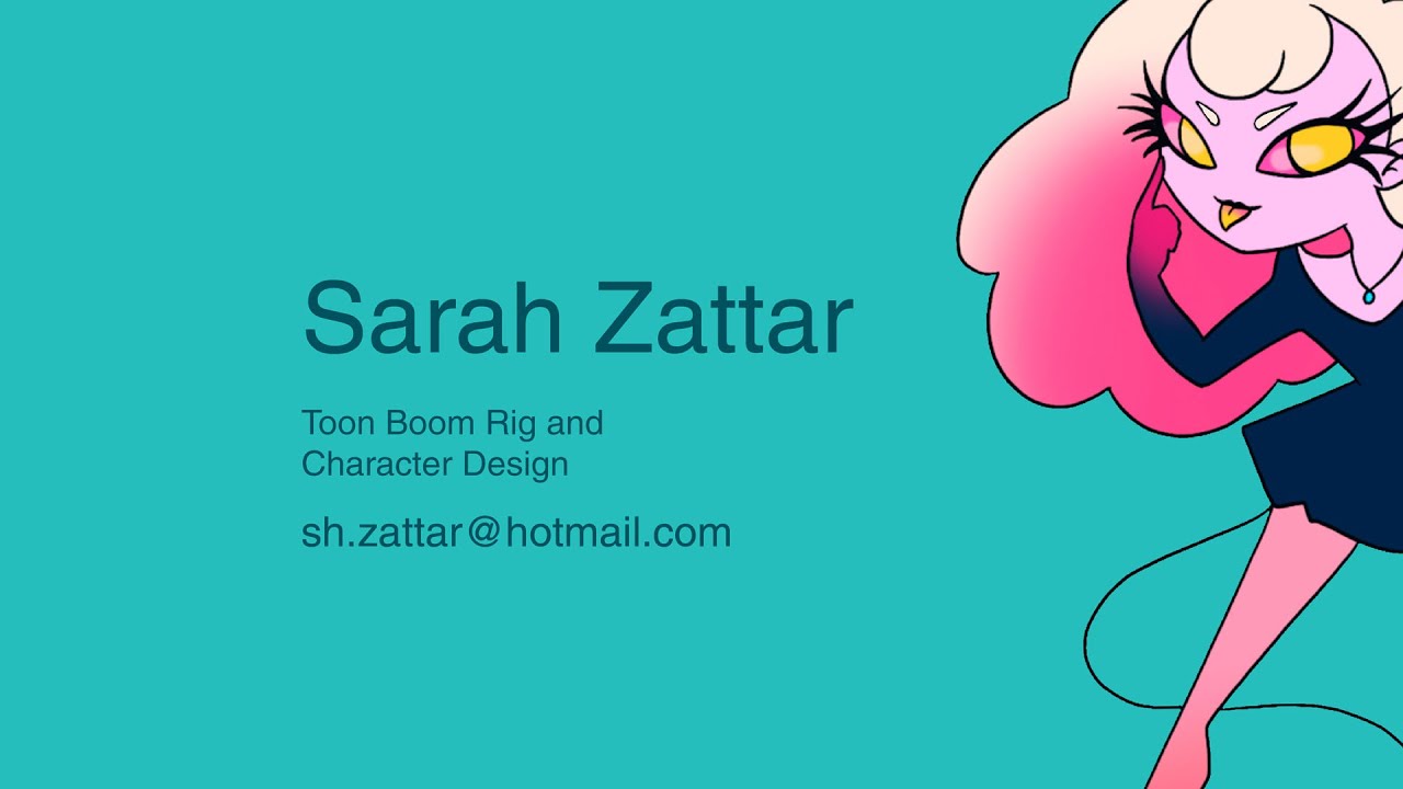 Sarah H Zattar - Rig Demoreel 2022