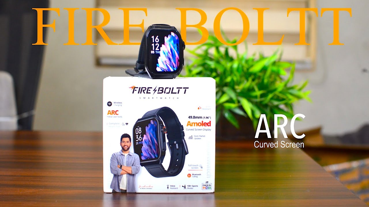Fire-Boltt ARC - 1.96 inch AMOLED Curved Display