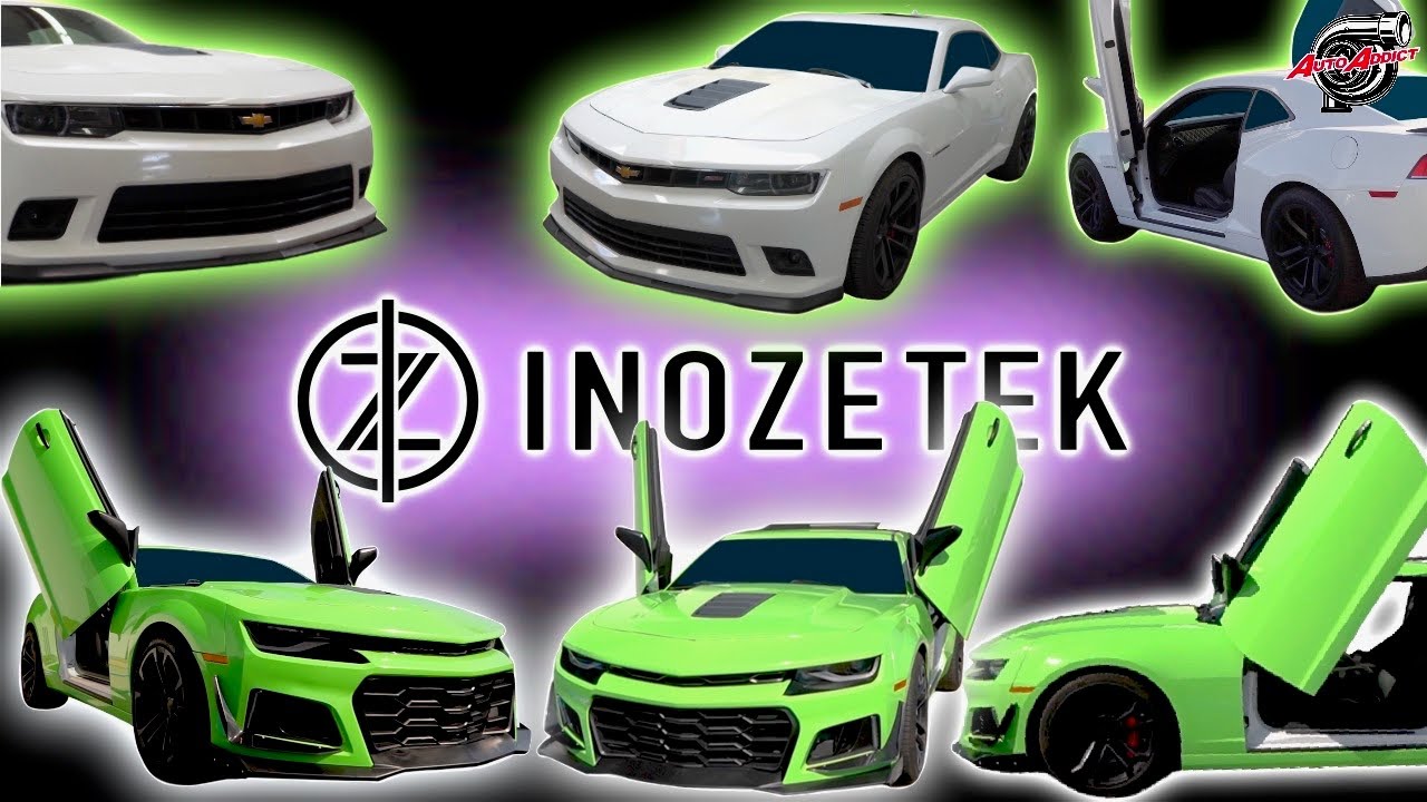 Chevrolet Camaro SS 1LE 2015 года выпуска полностью преобразился | Inozetek Acid Green | Задние ф...