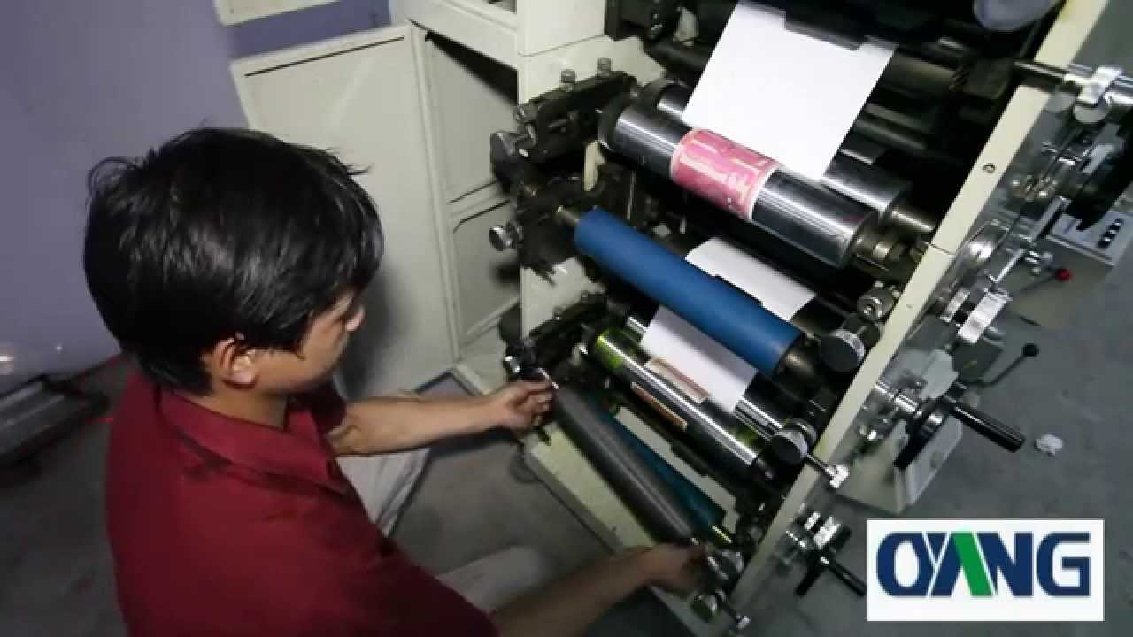 Automatically Paper Roll to Roll Printing Machine