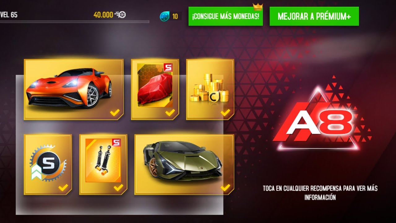 Asphalt 8: Pase de carrera Desbloqueado 🔐🔐🔐🔐🔐🔐🔐🏎️🏎️🏎️🏎️🏎️🏁🏁🏁🏁🏁