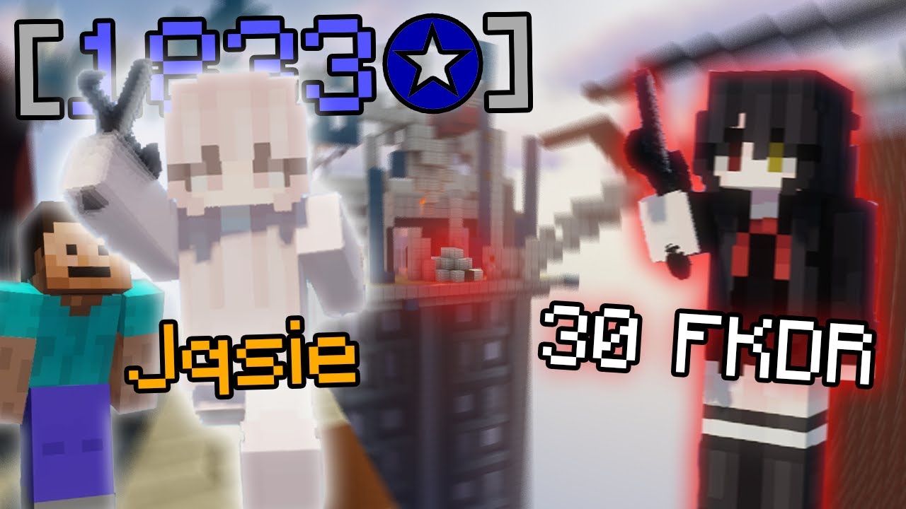Beating 30 FKDR Sweats With Jqsie (#1 Australian Bedwars Player)