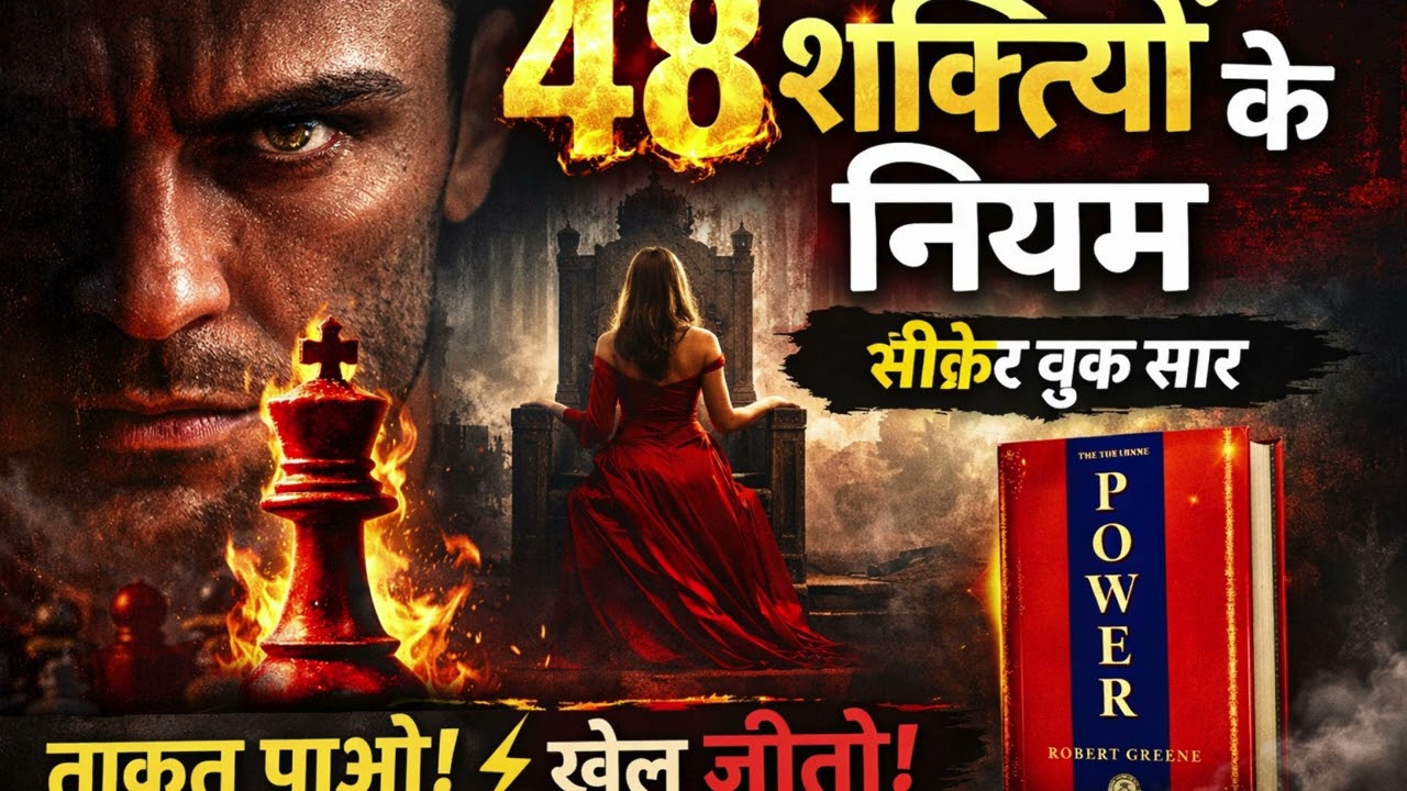 48 Laws of Power Full summary Hindi | 48 शक्तियों के नियम — Secret Book Summary