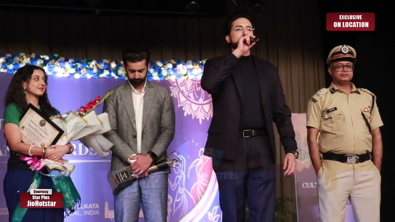 Jhanak Today Episode On Location | Anirudh gives Jhanak an award & Praises her Rishi