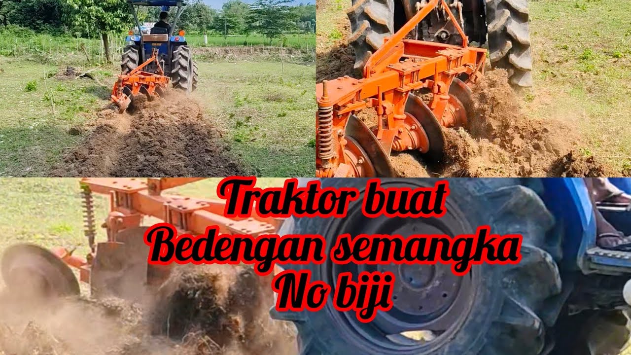 @Traktor pembuatan bedengan semangka no biji