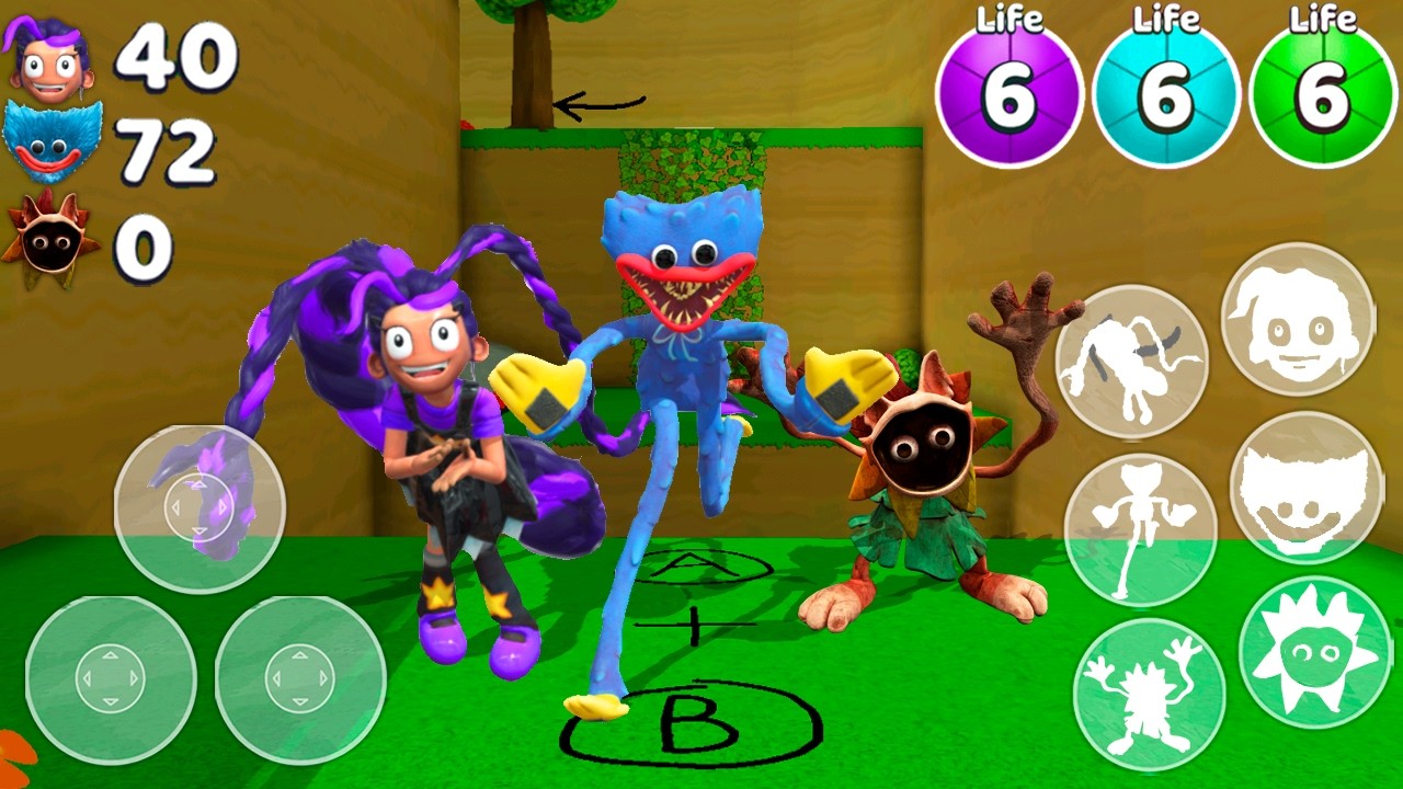 New Update! Band Huggy Wuggy Baru! - Super Bear Adventure Gameplay Walkthrough