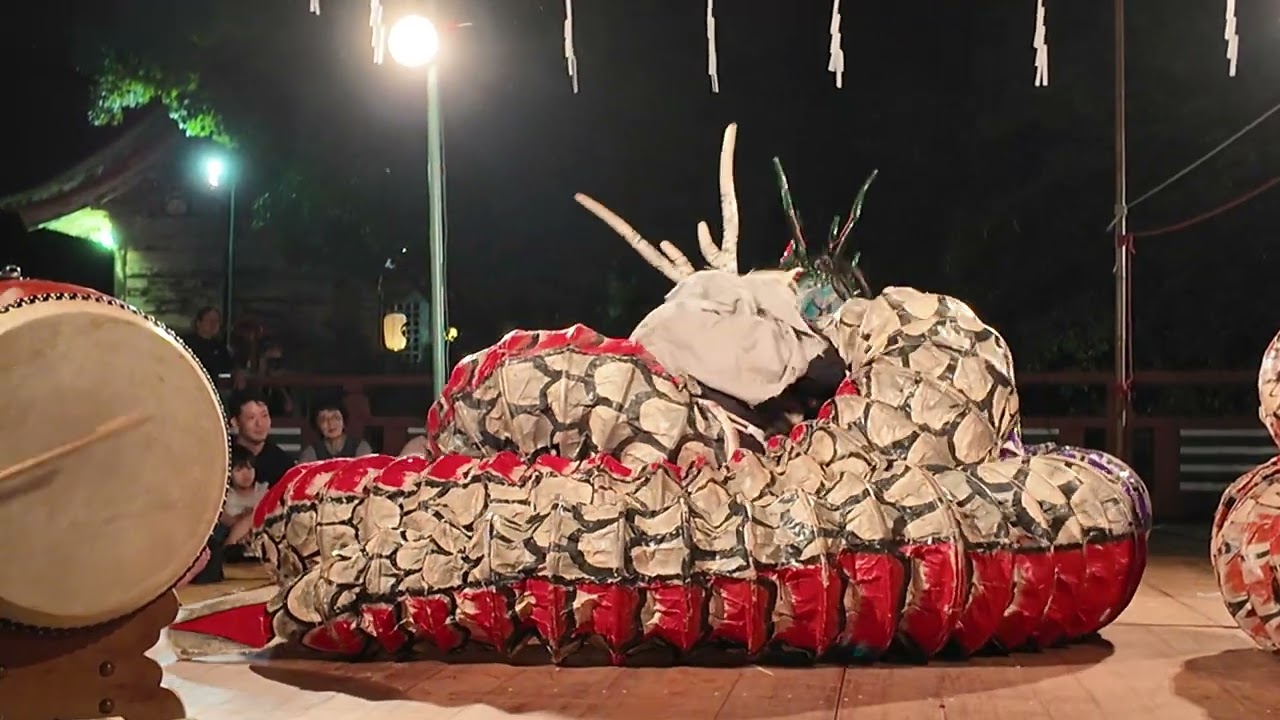 神代神楽八ヶ社（神石高原町）「大蛇退治」