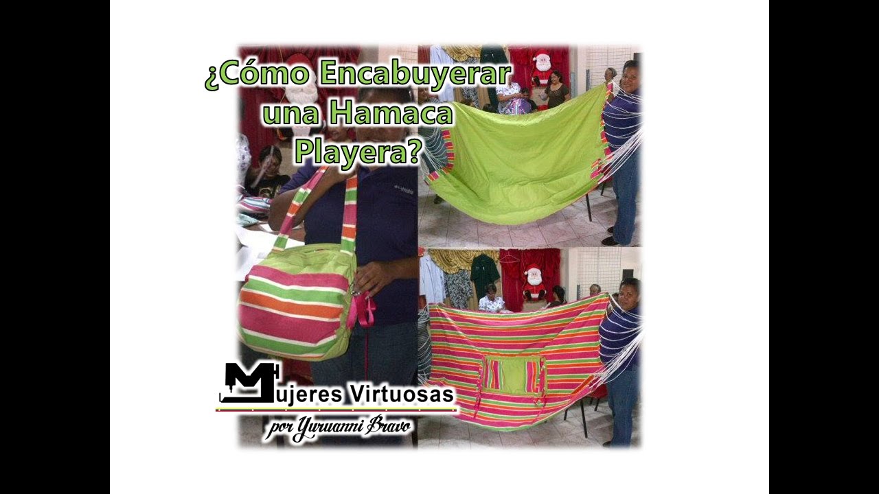Como Encabuyerar una Hamaca Playera, por Yuruanni Bravo
