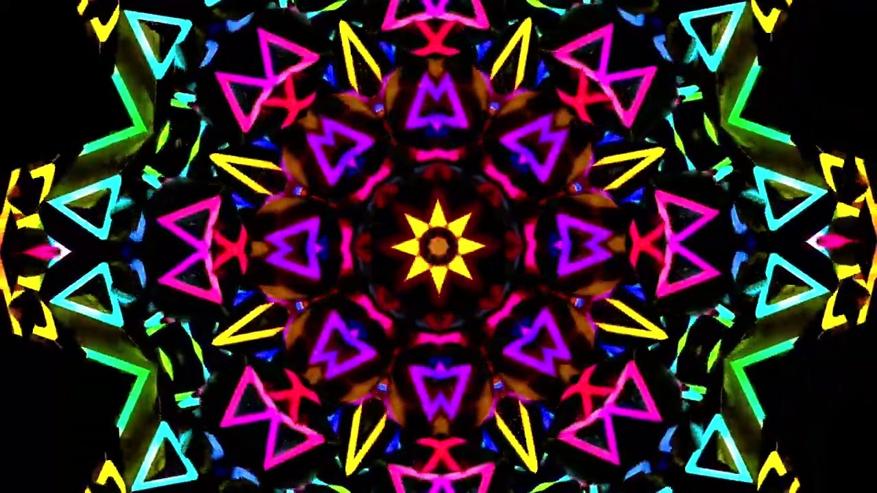 FREE 4K VJ LOOP | KALEIDOSCOPE Billter VISUAL Abstract Motion Background Screensaver