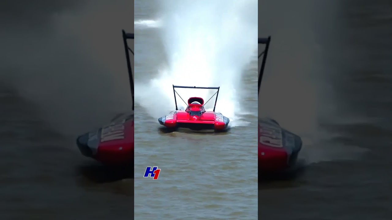 H1 Unlimited Hydroplanes The Powerhous of boat Racing #dragracing #dragster #shorts