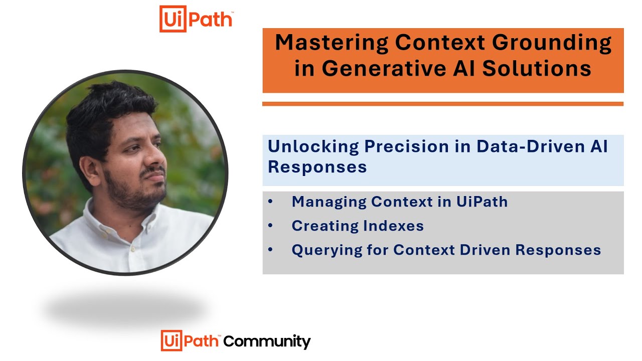 Mastering Context Grounding in UiPath GenAI Solutions | RAG Explained | @LahiruFernando