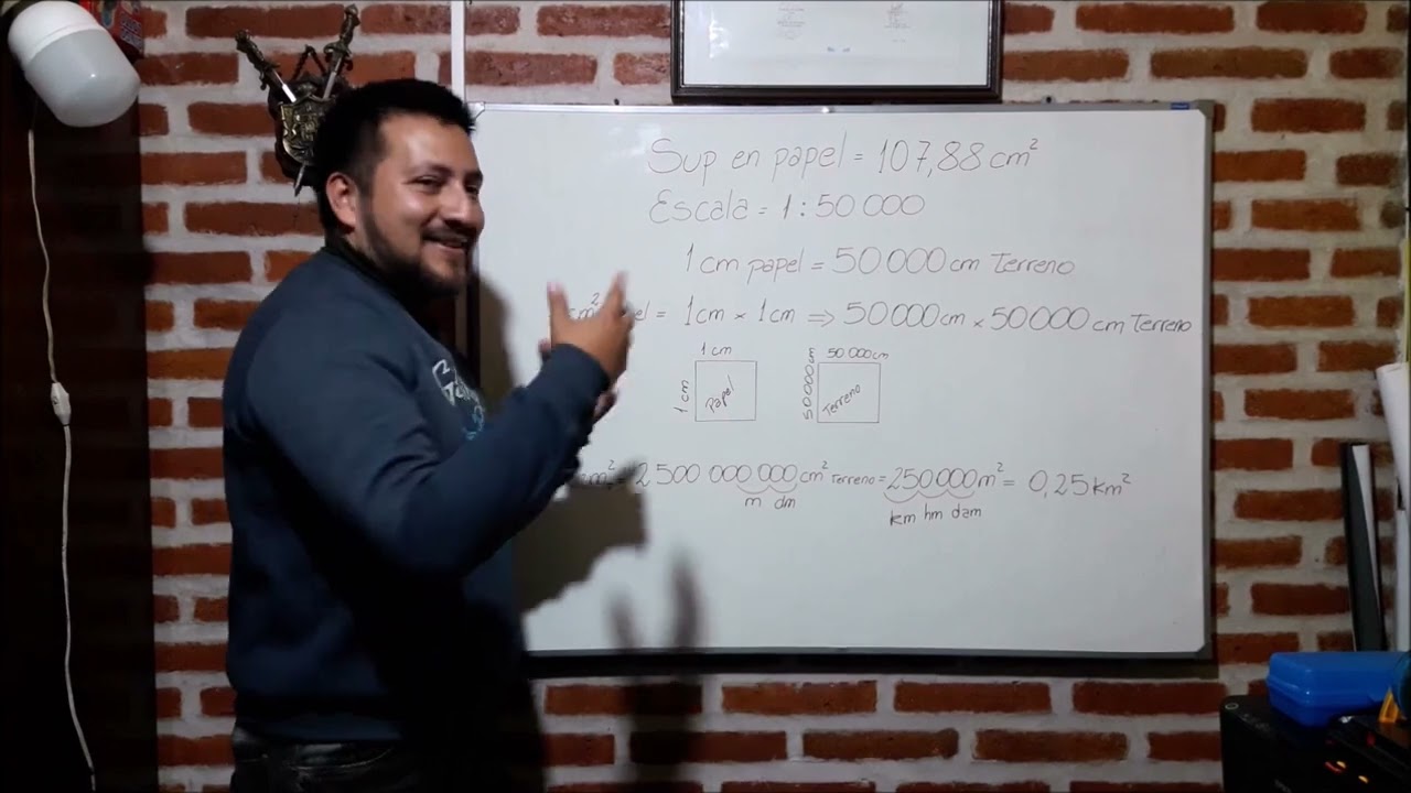 Cartografía / Cálculo de superficies en plano - Figuras simples - Ejercicio