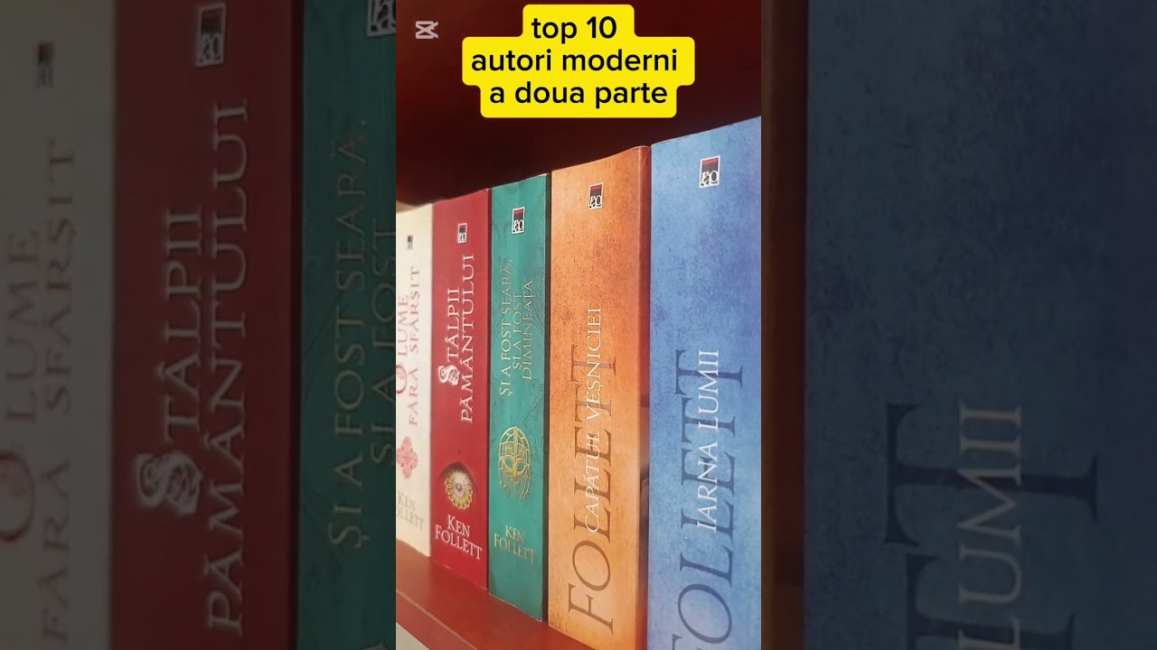 top 10 autori moderni a doua parte #shorts #carte #citeste #lectura #citim #citit #top10