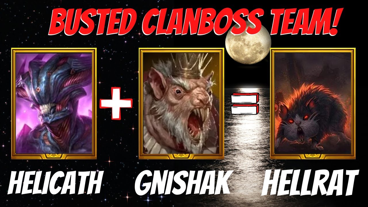 HellRat NEW Clan Boss Team!  Raid: Shadow Legends