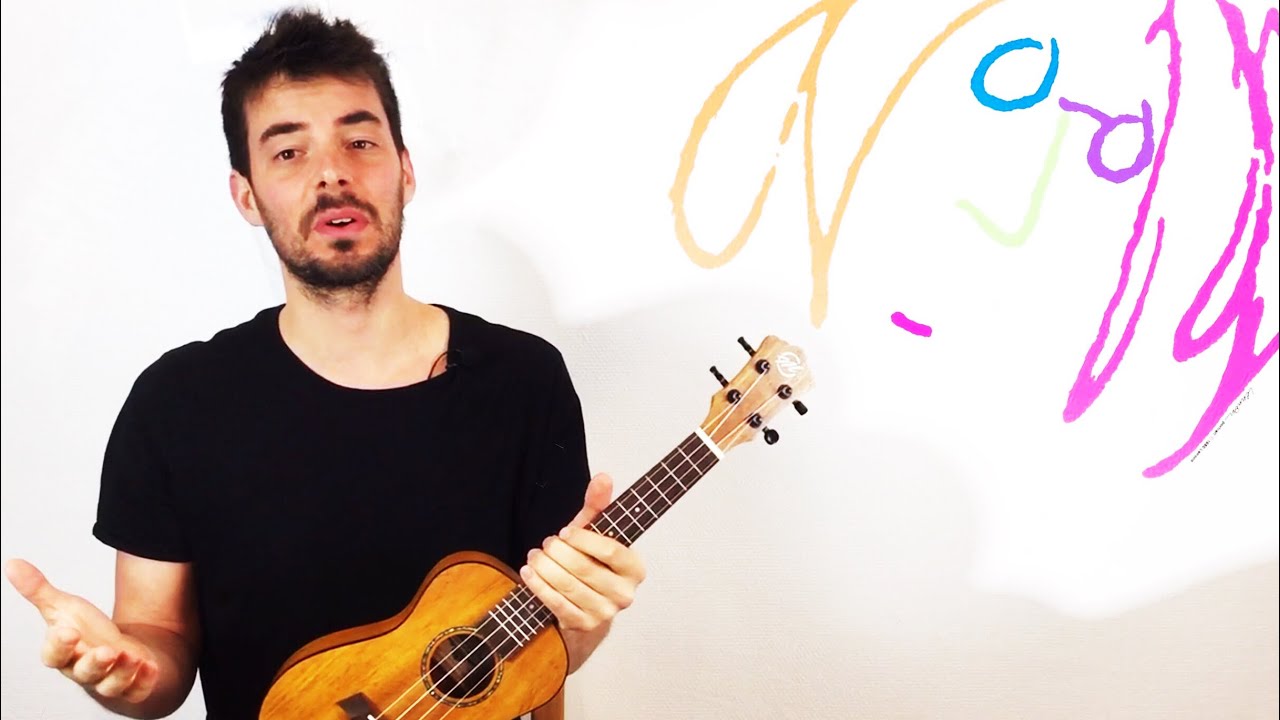 IMAGINE Ukulele Tutorial / lesson w/ chords easy & fingerpicking- John Lennon