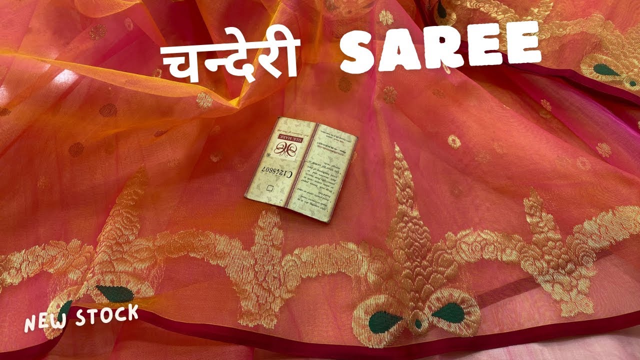 chanderi katan silk saree with price 