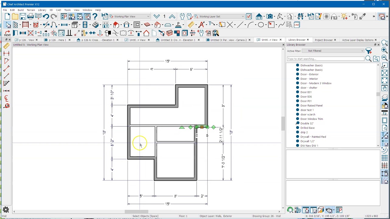 Using Temporary Dimensions When Drawing a Plan - Chief Architect / Home Designer