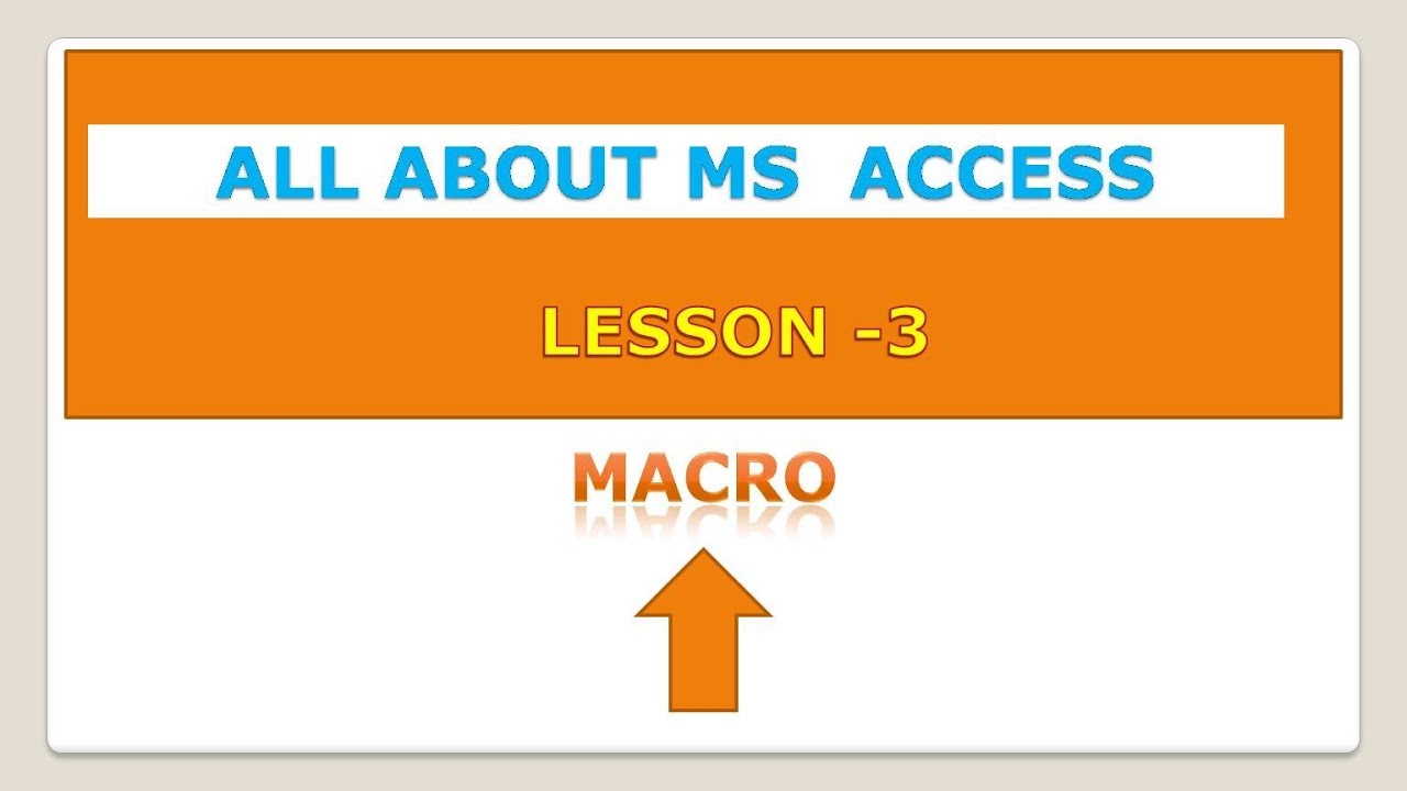 How to use Macro Builder to create and Run Macros
