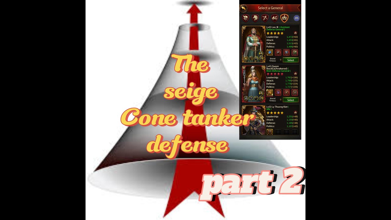 How to build the seige cone tanker defense in evony. The best defense till date in evony
