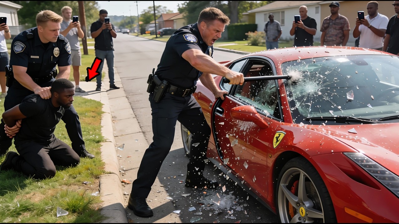 Black Man’s $200K Ferrari Wrecked — They Didn’t Know He Was FBI