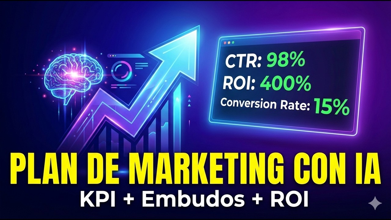 Marketing Digital con IA GRATIS: KPI, Embudos y Ventas en YouTube Paso a Paso