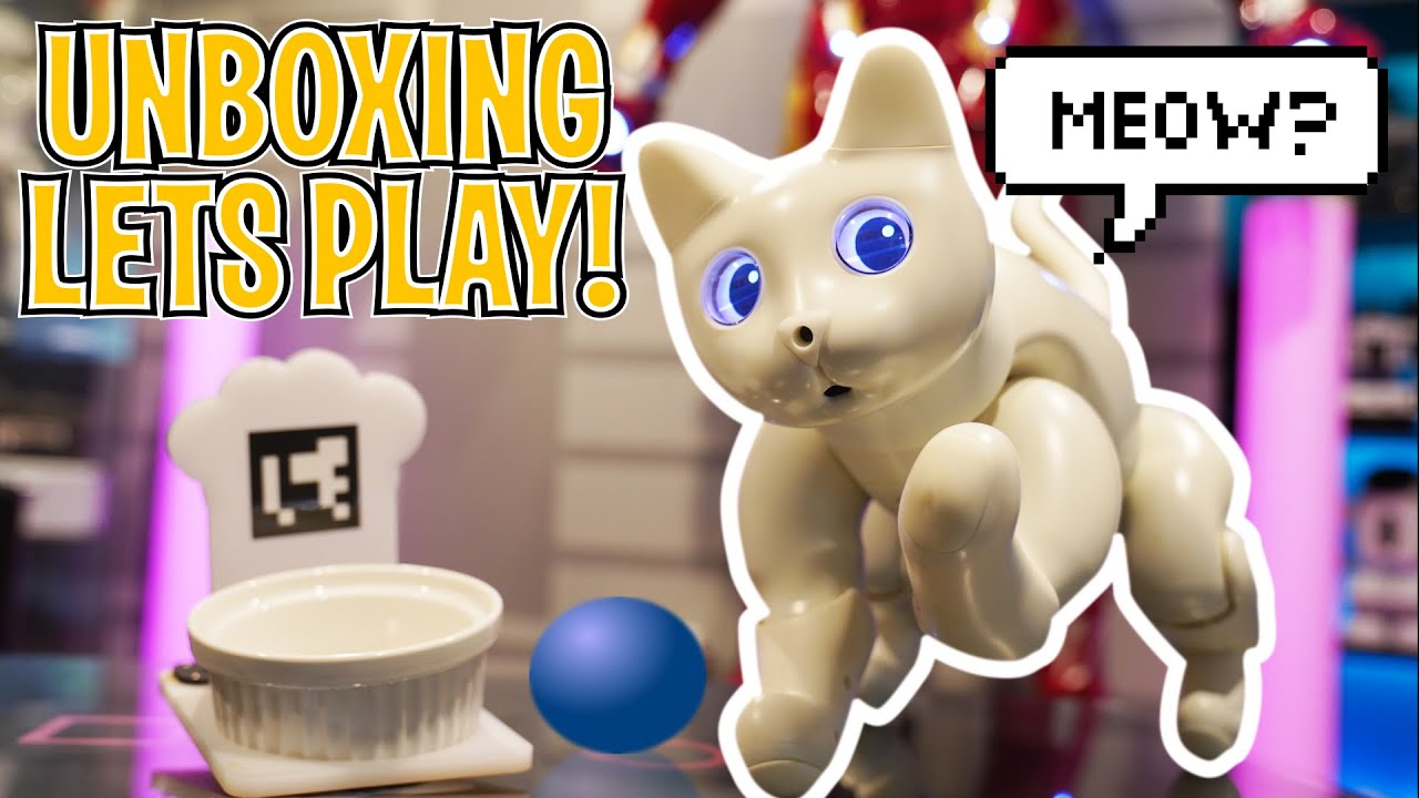 MarsCat - The First Bionic Cat Robot - UNBOXING, SETUP, AND PLAYING REVIEW!