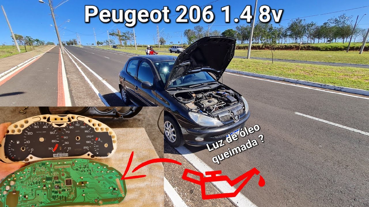 Adptando luz de pressão de oleo no peugeot 206 ?