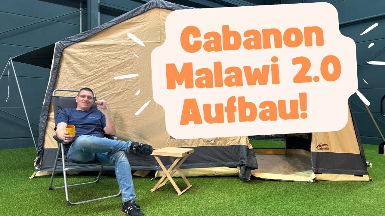 Aufbau des Cabanon Malawi 2.0 Zeltanhänger Modell 2025!
