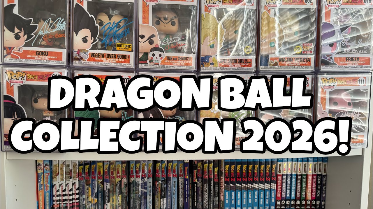 My current UPDATED Dragon Ball collection! Funko pops, DVD, Toys, Cards and Artprints!