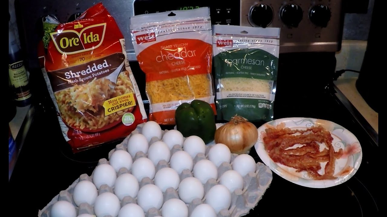 An 18 Egg Crock Pot Casserole Breakfast Omelette