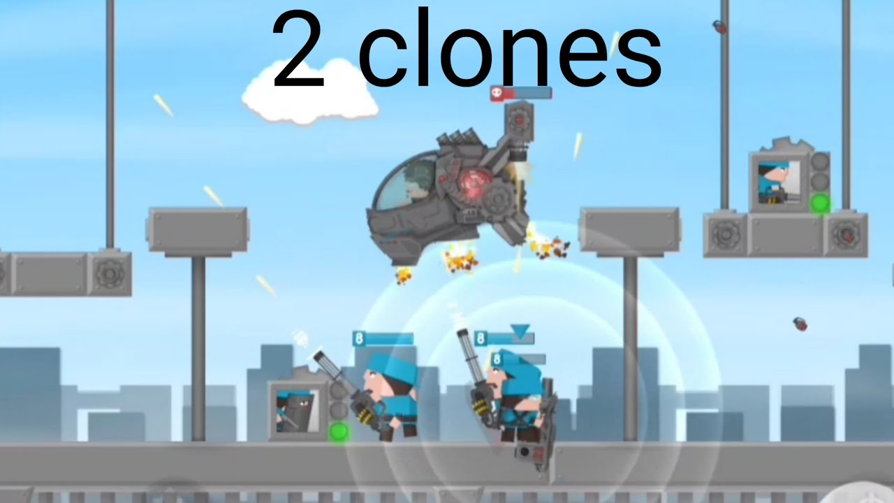 Clone Armies how to beat the robot using 2 clones