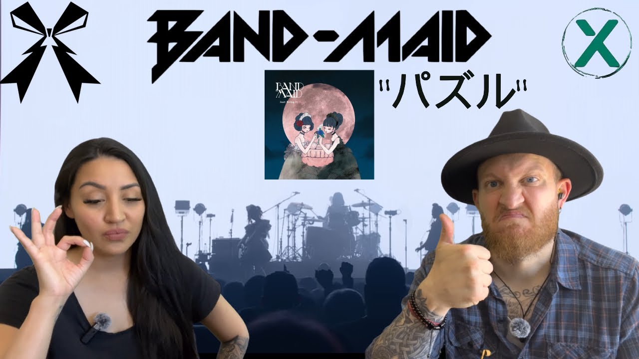 FIRST time REACTING to PUZZLE OFFICIAL LIVE- BAND-MAID!!!