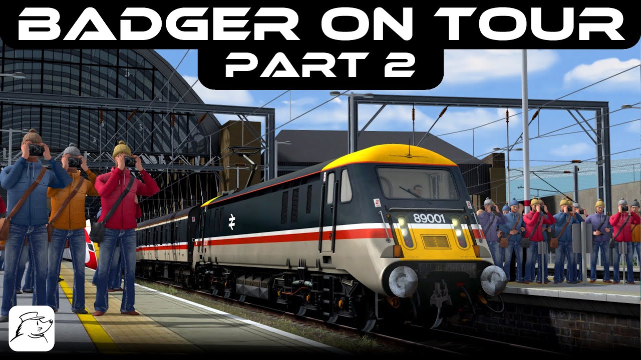 Badger on Tour! Part 2 | BR Class 89 | East Coast Main Line