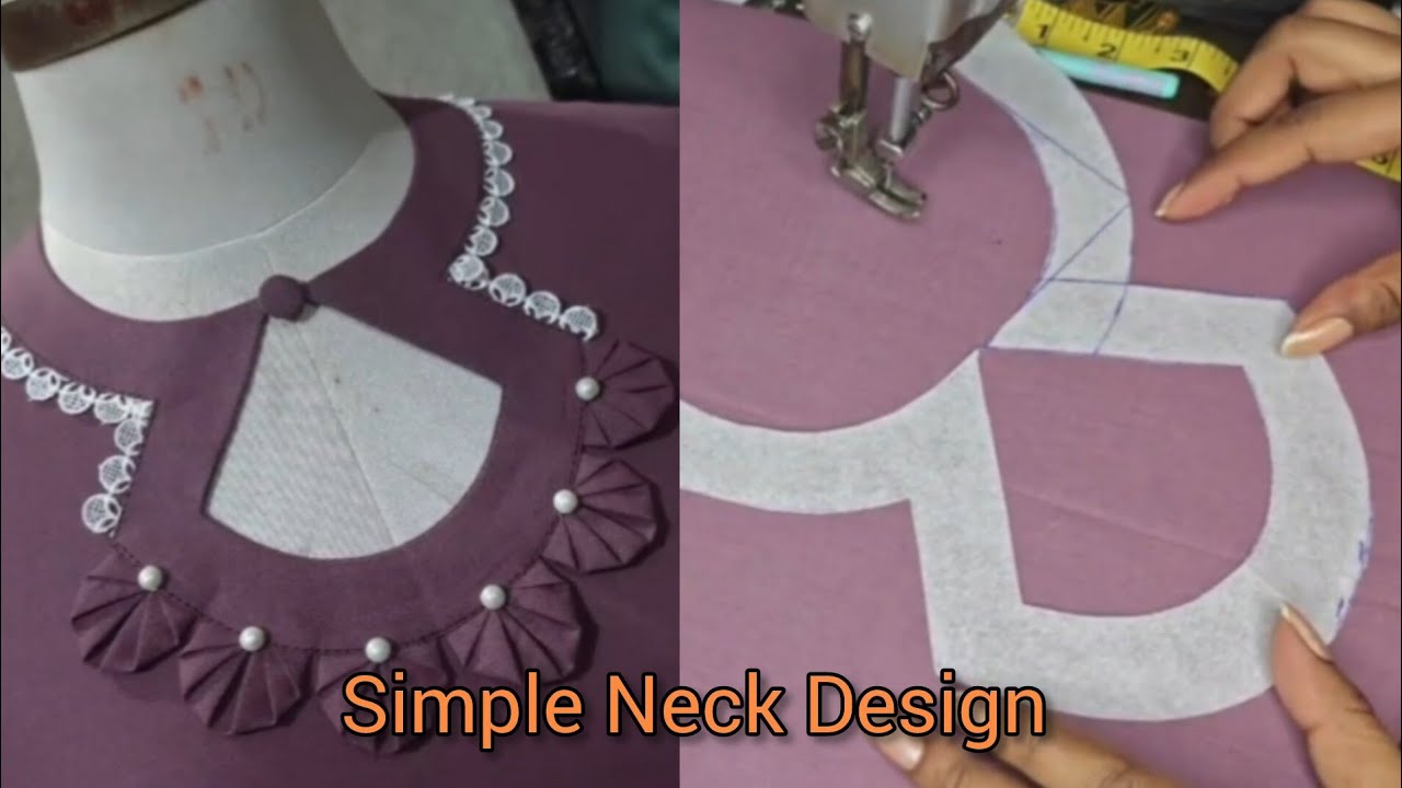 Simple Neck Design | beautiful Neck for girl  Neck cutting and stitching#kurtineckdesign#neckdesign