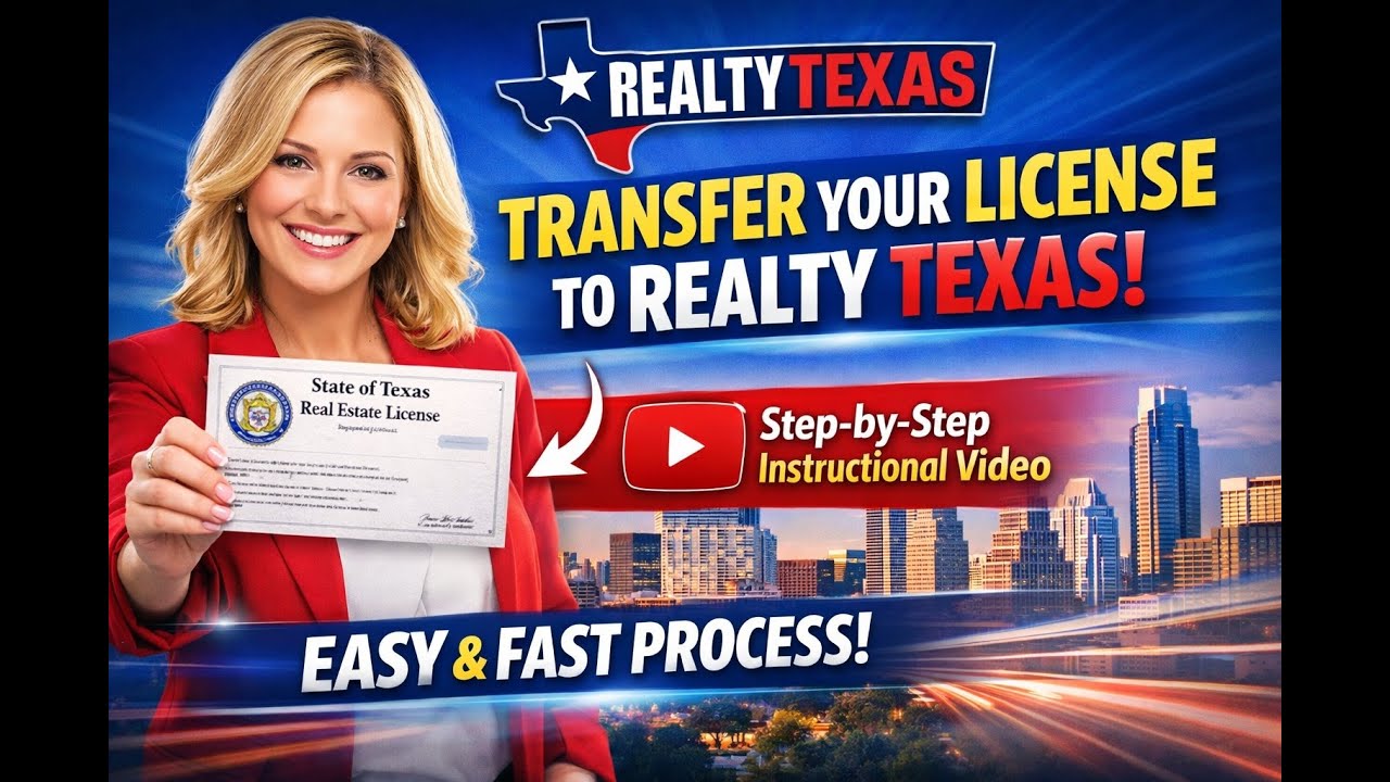 Texas Real Estate Agent Request Sponsorship by Realty Texas in TREC's Realm Portal 2026