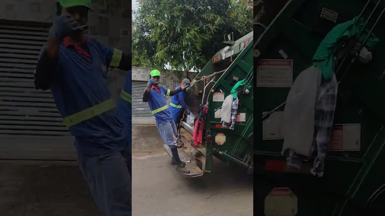 Constellation de lixo fazendo a coleta no jardim parque Alvorada vídeo engraçado 😂