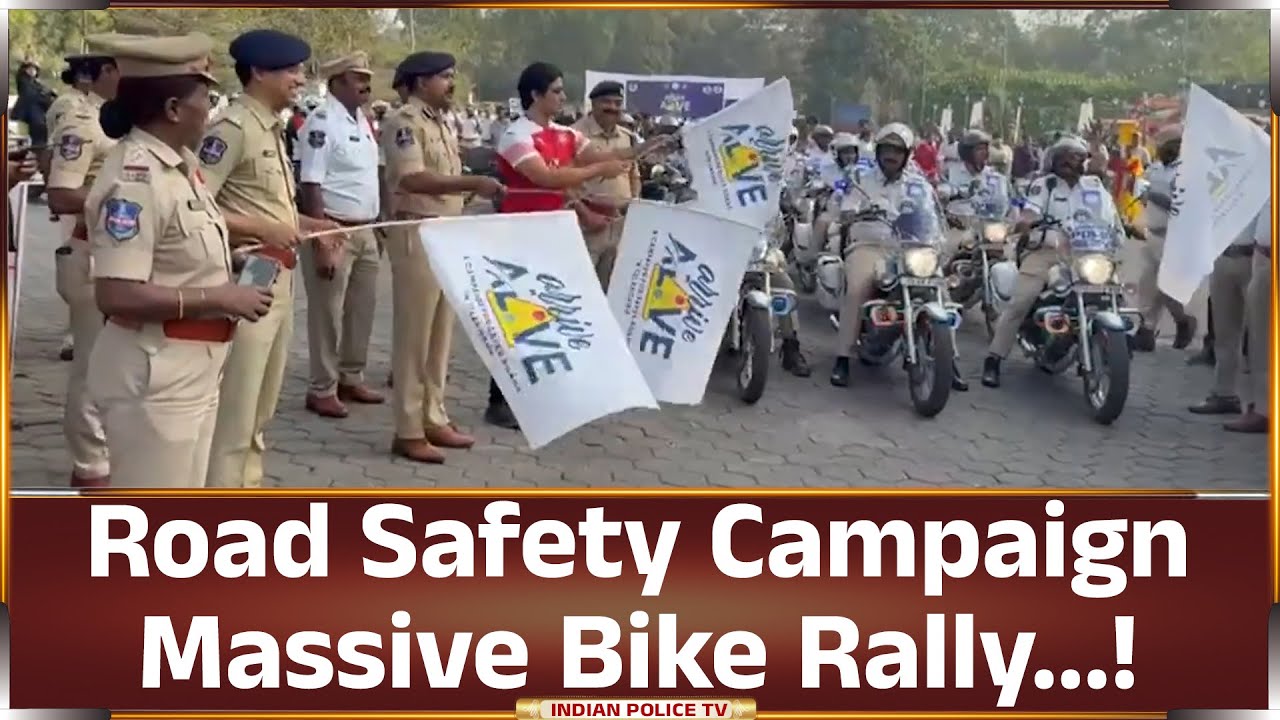 Road Safety Campaign | Massive Bike Rally at Jalavihar, Hyderbad...!