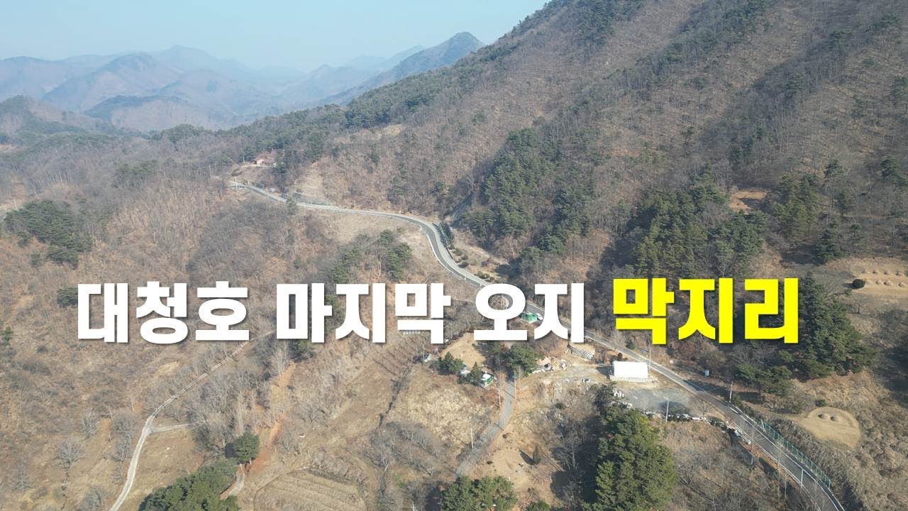 대청호 오지들은 가는 길이 안 예쁜 곳이 없네!