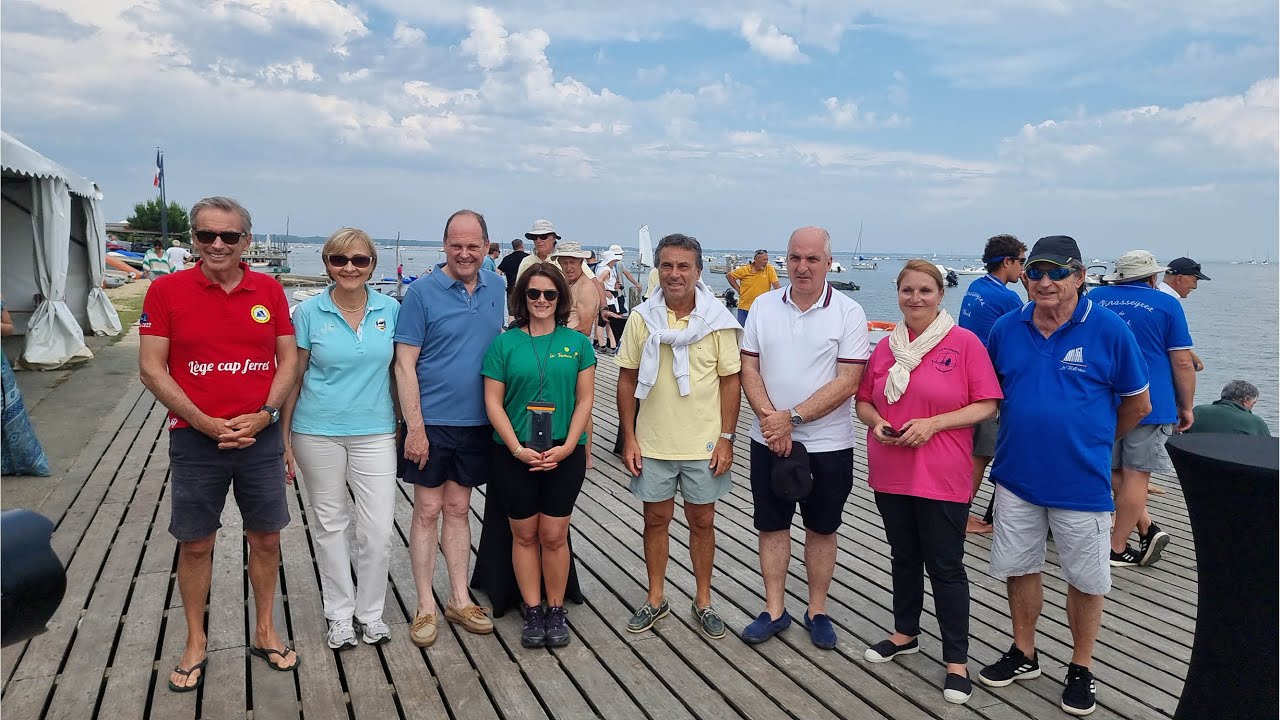 Régate des maires du Bassin d'Arcachon 2023 à pinasse à voile