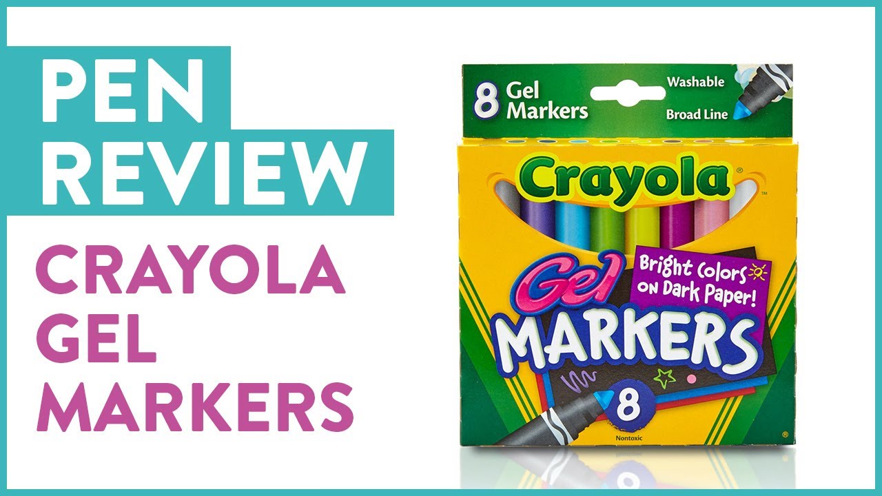 Crayola Gel Markers Pen Review + GIVEAWAY [CLOSED]